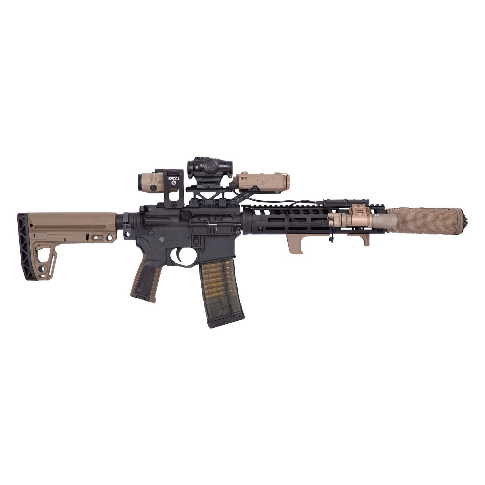 G7 HT 30RD Hybrid Smoke Black – Transparent Magazine for M4/M16 .300 Blackout - Image 3
