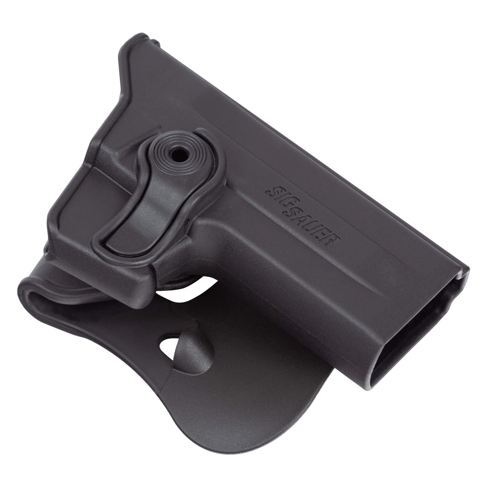 Level 2 Polymer Retention Holster for Sig Sauer P220, P228 / M11-A1 with Sig Sauer Rail (curved) - Image 5