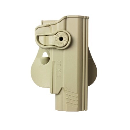 Polymer Retention Gun Holster for PT1911 & PT1911 with rail - Image 2