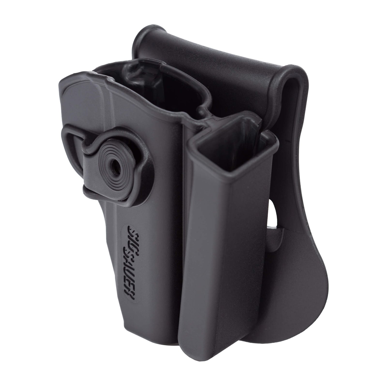 Polymer Retention Gun Holster Level 2 W/Integrated Magazine Pouch for Sig Sauer - Image 4