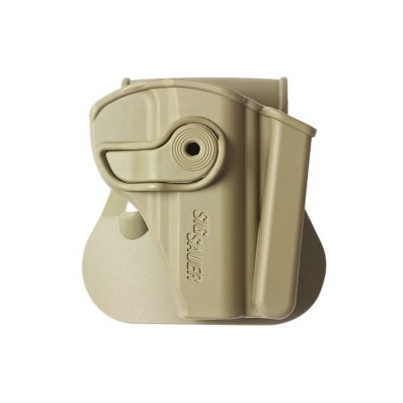 Polymer Retention Gun Holster Level 2 W/Integrated Magazine Pouch for Sig Sauer - Image 2