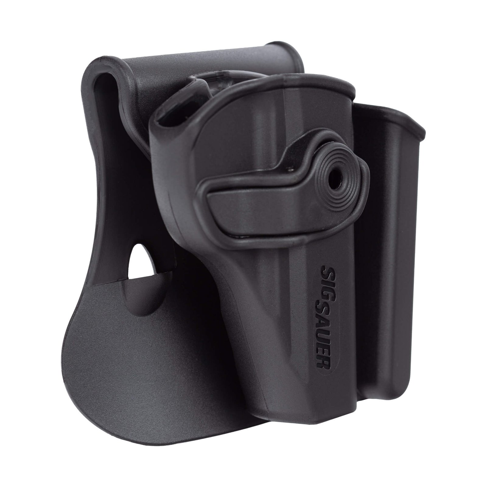 Polymer Retention Gun Holster Level 2 W/Integrated Magazine Pouch for Sig Sauer - Image 5