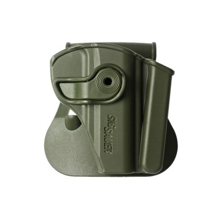 Polymer Retention Gun Holster Level 2 W/Integrated Magazine Pouch for Sig Sauer - Image 3