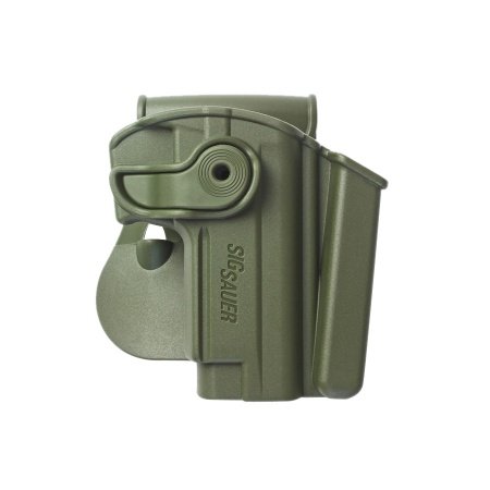 Polymer Retention Gun Holster Level 2 W/Integrated Magazine Pouch for Sig Sauer Mosquito - Image 3
