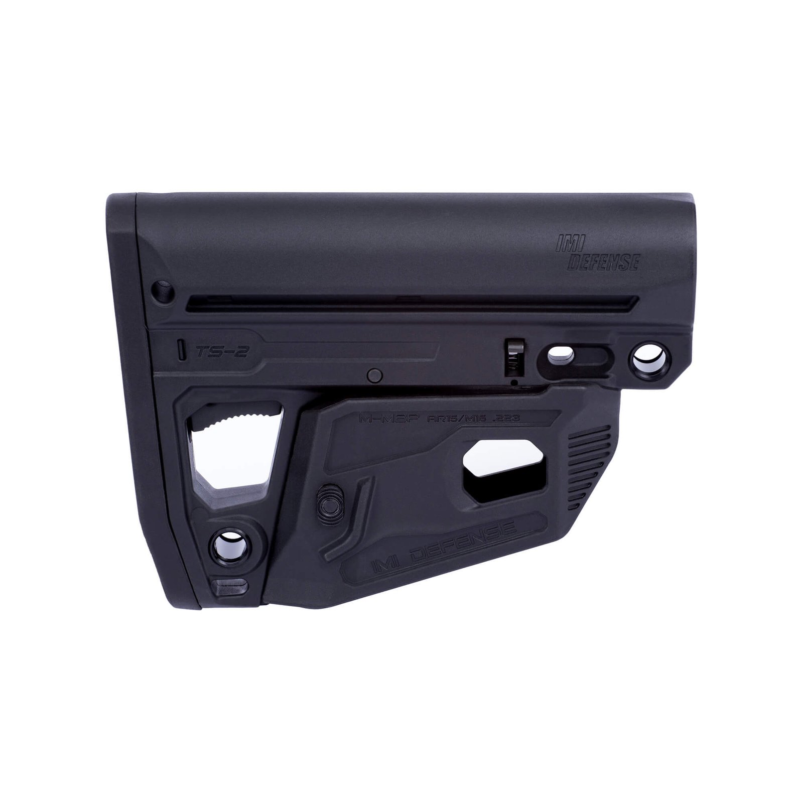 TS2 M16/AR15 Tactical Stock with Magwell & Extended Overmolded Buttplate