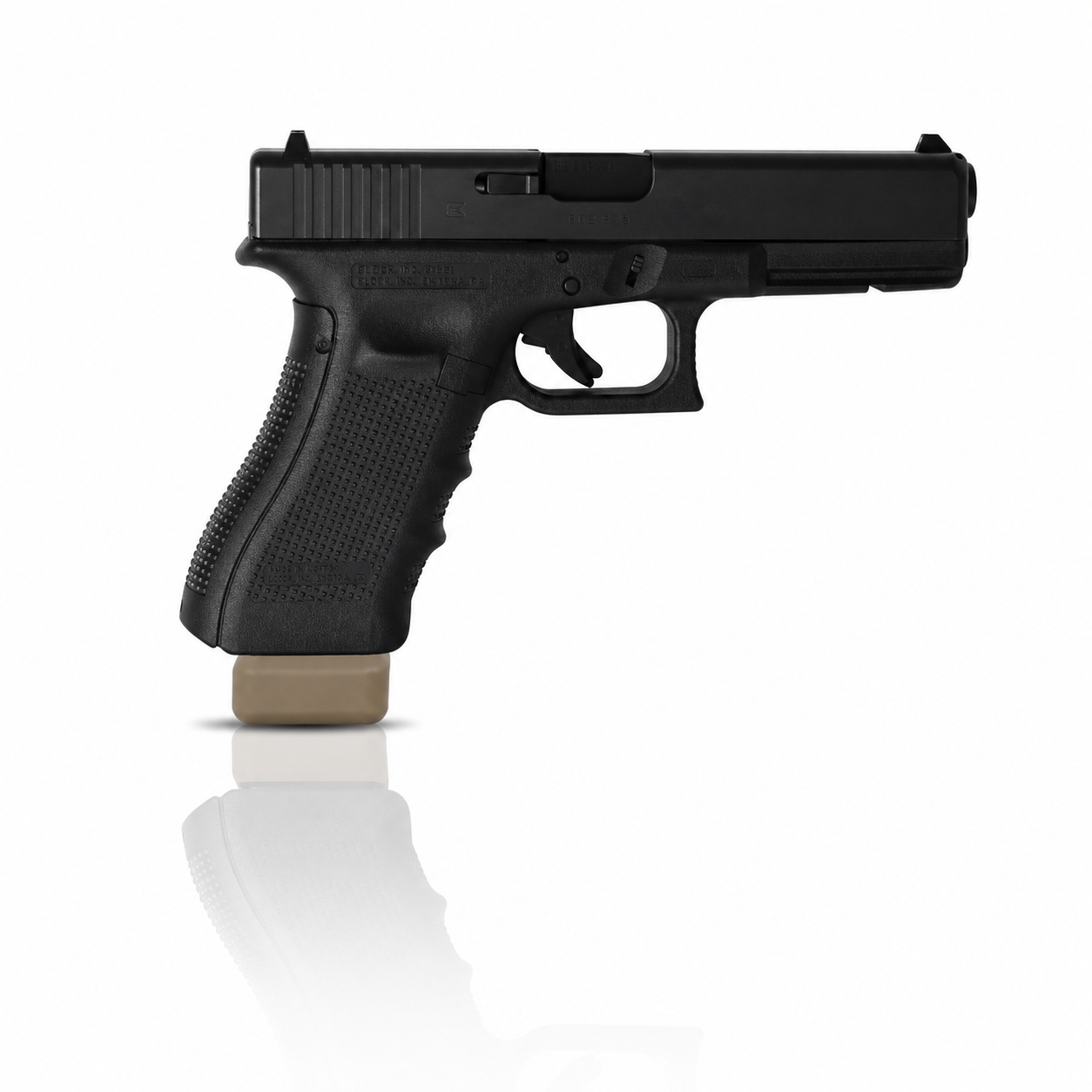 Rubberized Magazine Floorplate for Glock – Enhanced Grip Magazine Base - Image 3